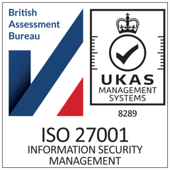 ISO 27001:2022 Information Security Management, UKAS accredited, British Assessment Bureau